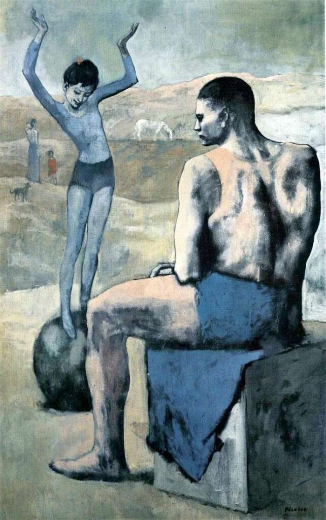 Apply The OPTIC Strategy for Visual Analysis to Pablo Picasso's "The Girl on the Ball"
