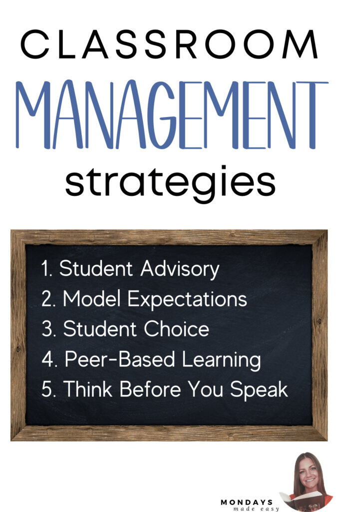 Student Advisory, Peer-based Learning, and other Classroom Management Strategies that work