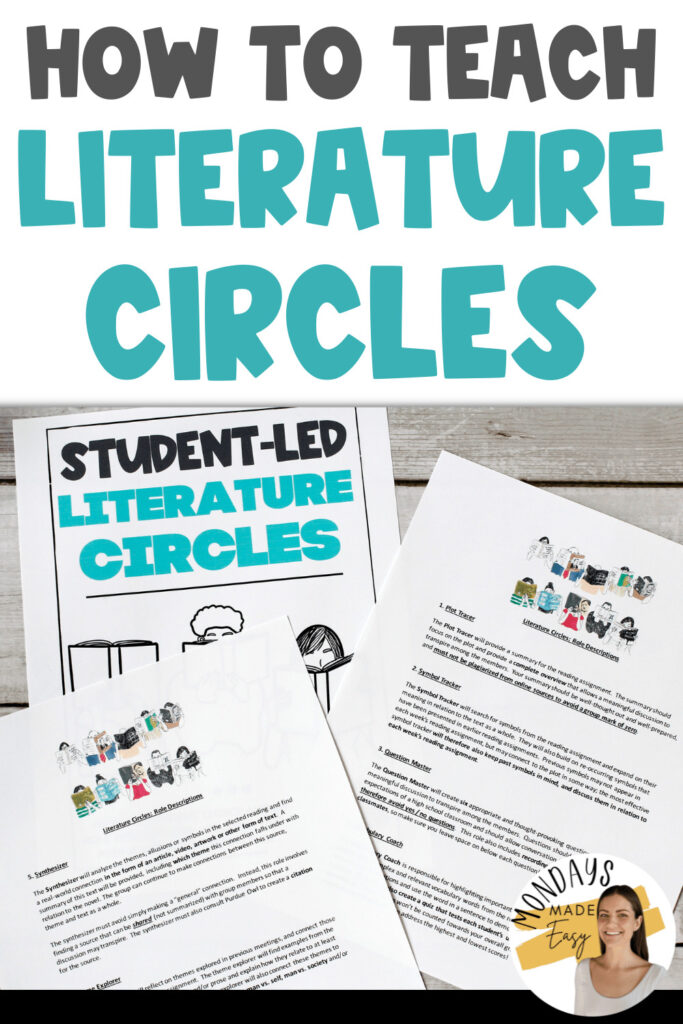 How to Teach Literature Circles Roles and Activities