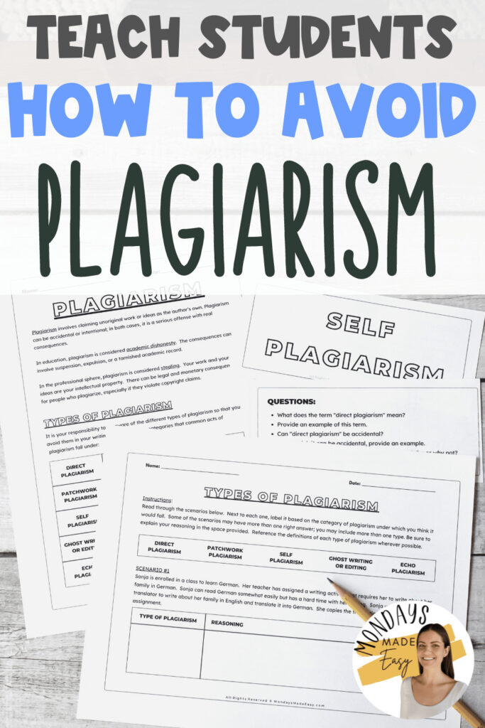 Teach Students About Avoiding Plagiarism