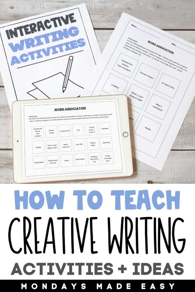 How to Teach Creative Writing: Activities and Ideas