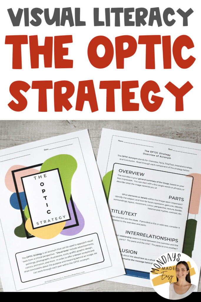 The OPTIC strategy for visual literacy