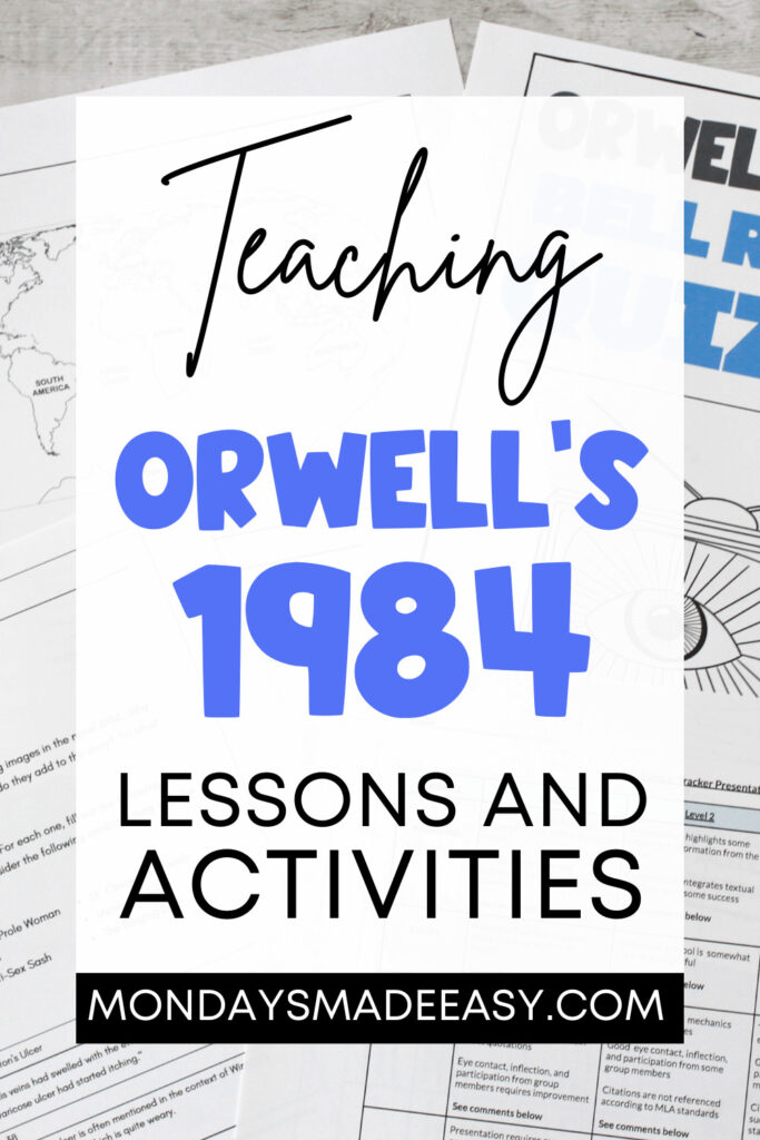 How to Teach 1984 by George Orwell