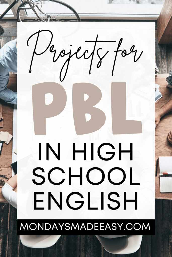 Project-Based Learning Ideas for English Language Arts