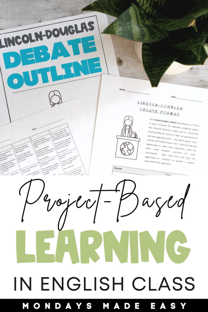 Project Based Learning Examples for Secondary ELA