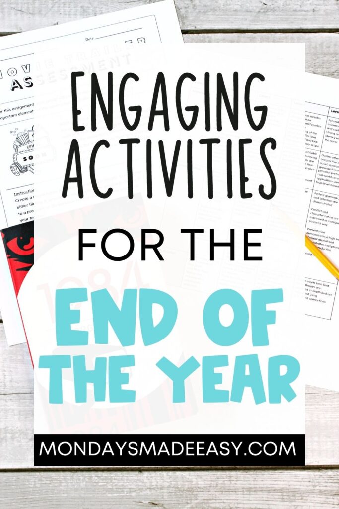 Engaging Activities for the End of the Year