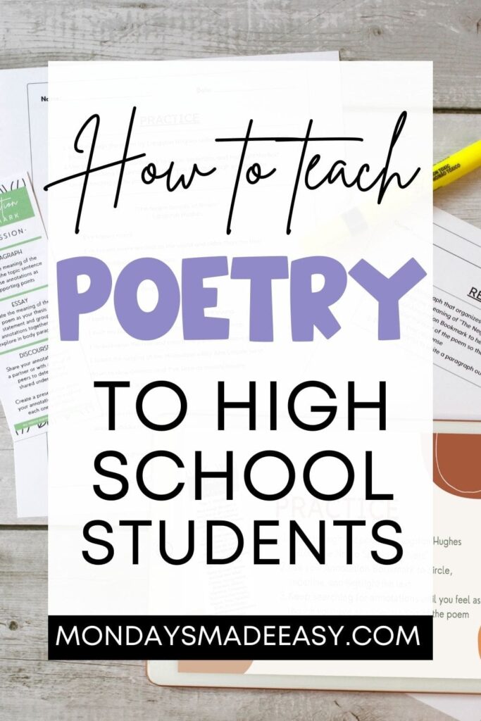 How to Teach Poetry to High School Students