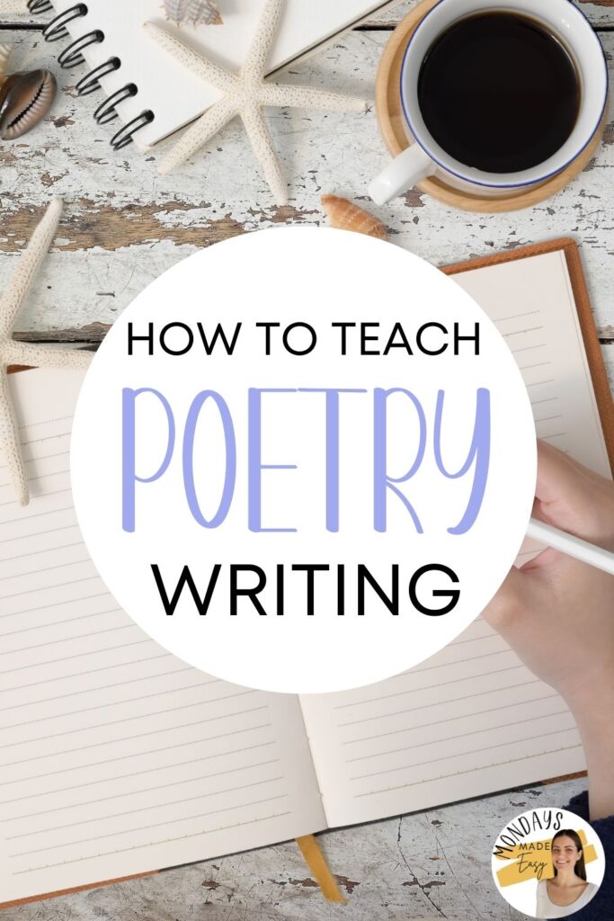 Teach how to write poetry in middle school and high school English Language Arts