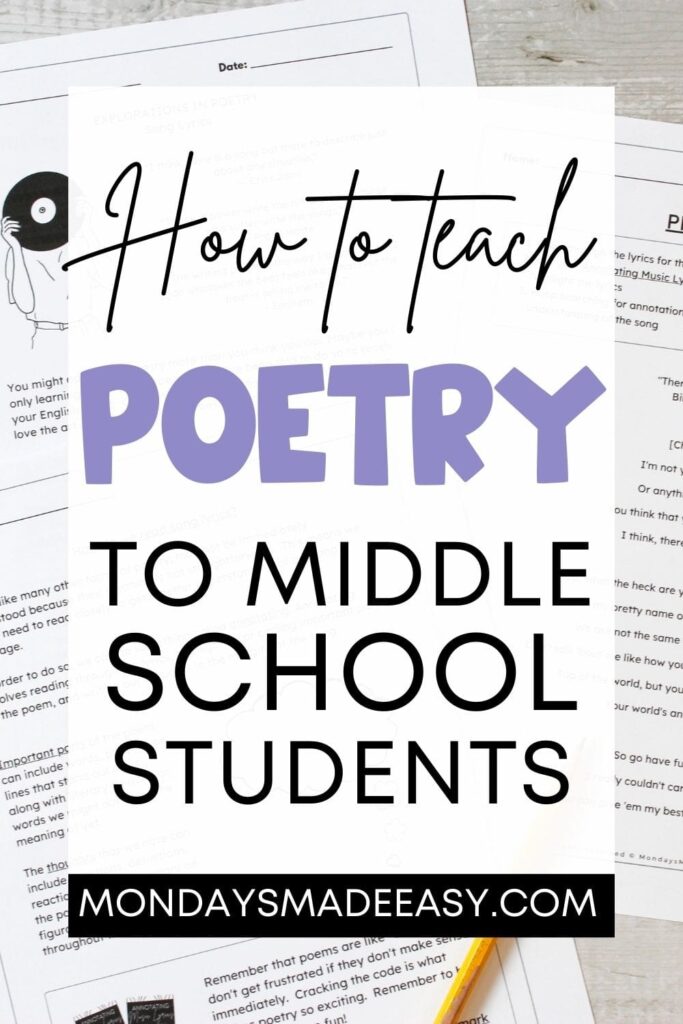How to Teach Poetry to Middle School Students