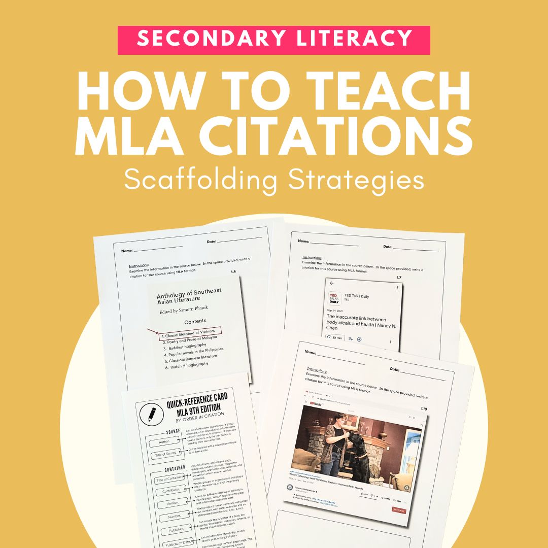 How to Teach MLA Format - Avoid Citation Generators for Good!