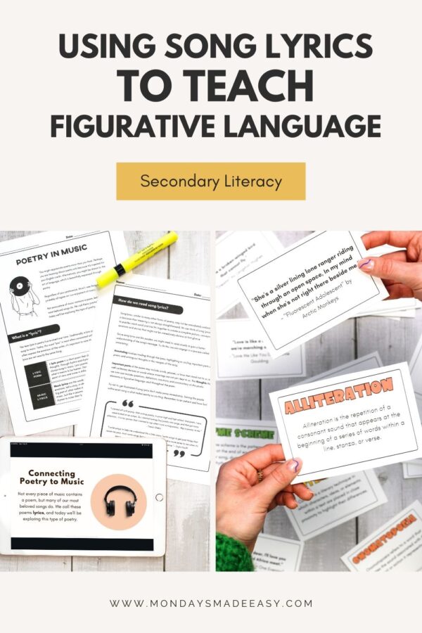 Figurative Language in Songs: Using Pop Culture to Teach Poetry