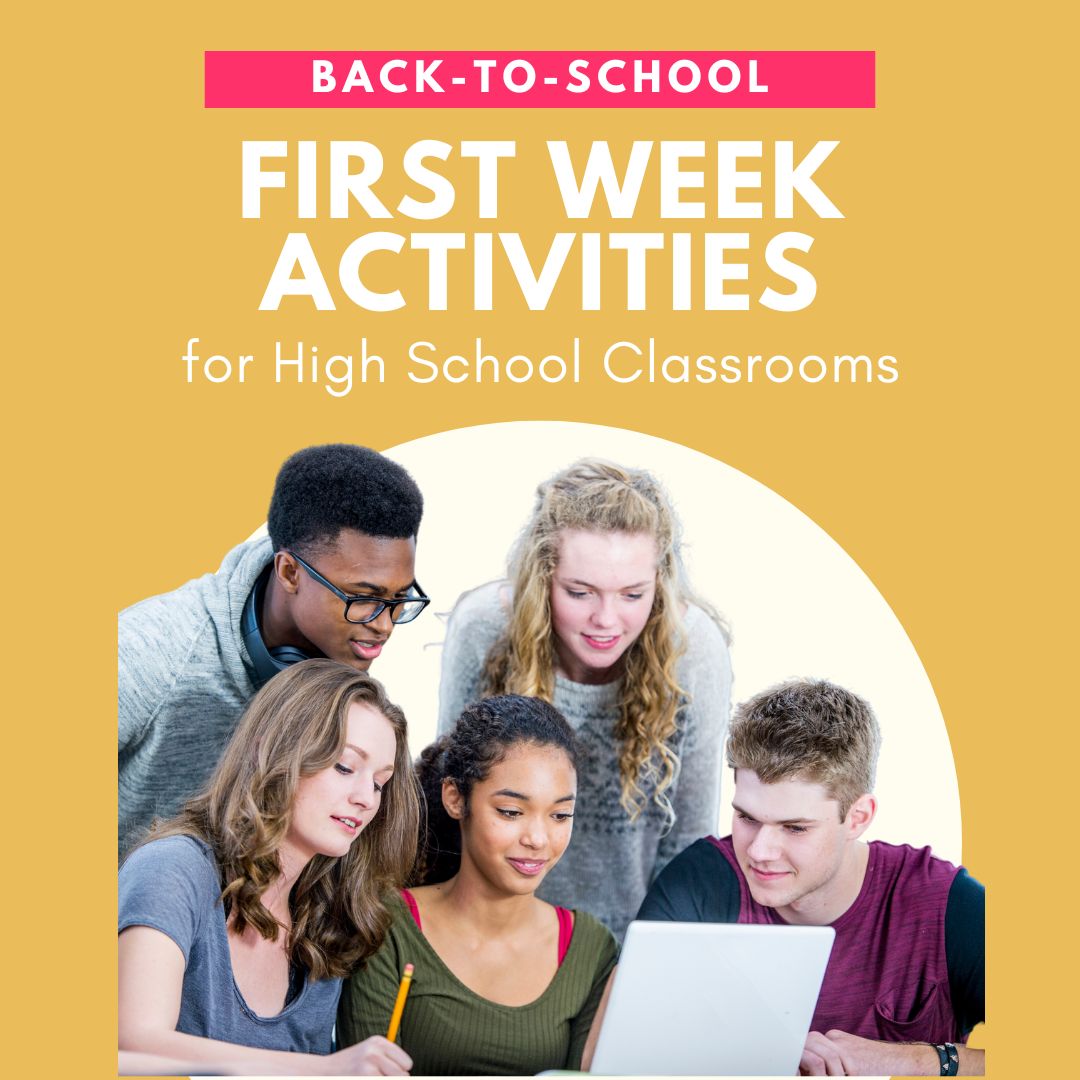 First Week Of School Activities For High School