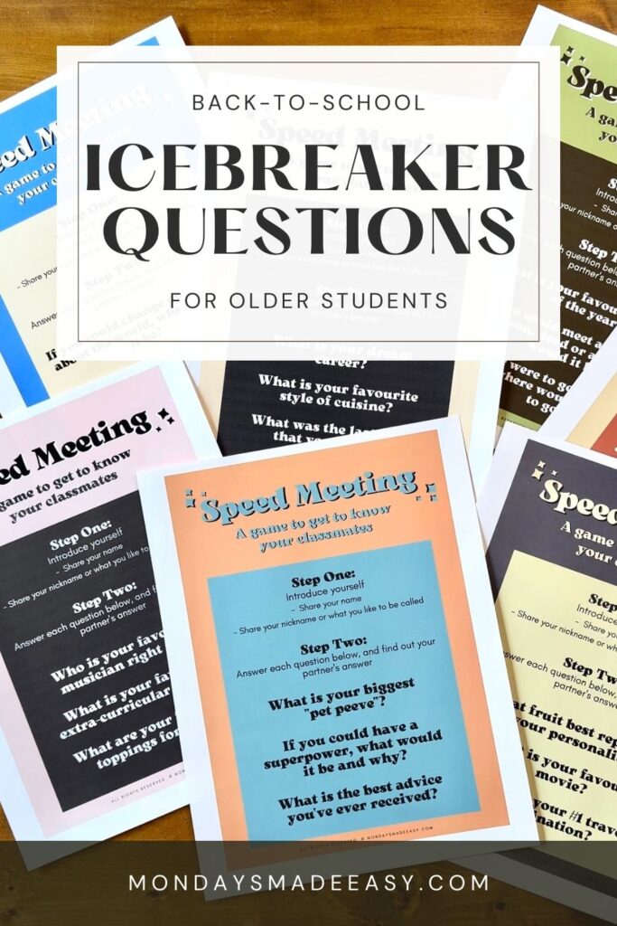 Icebreaker Questions for Teens