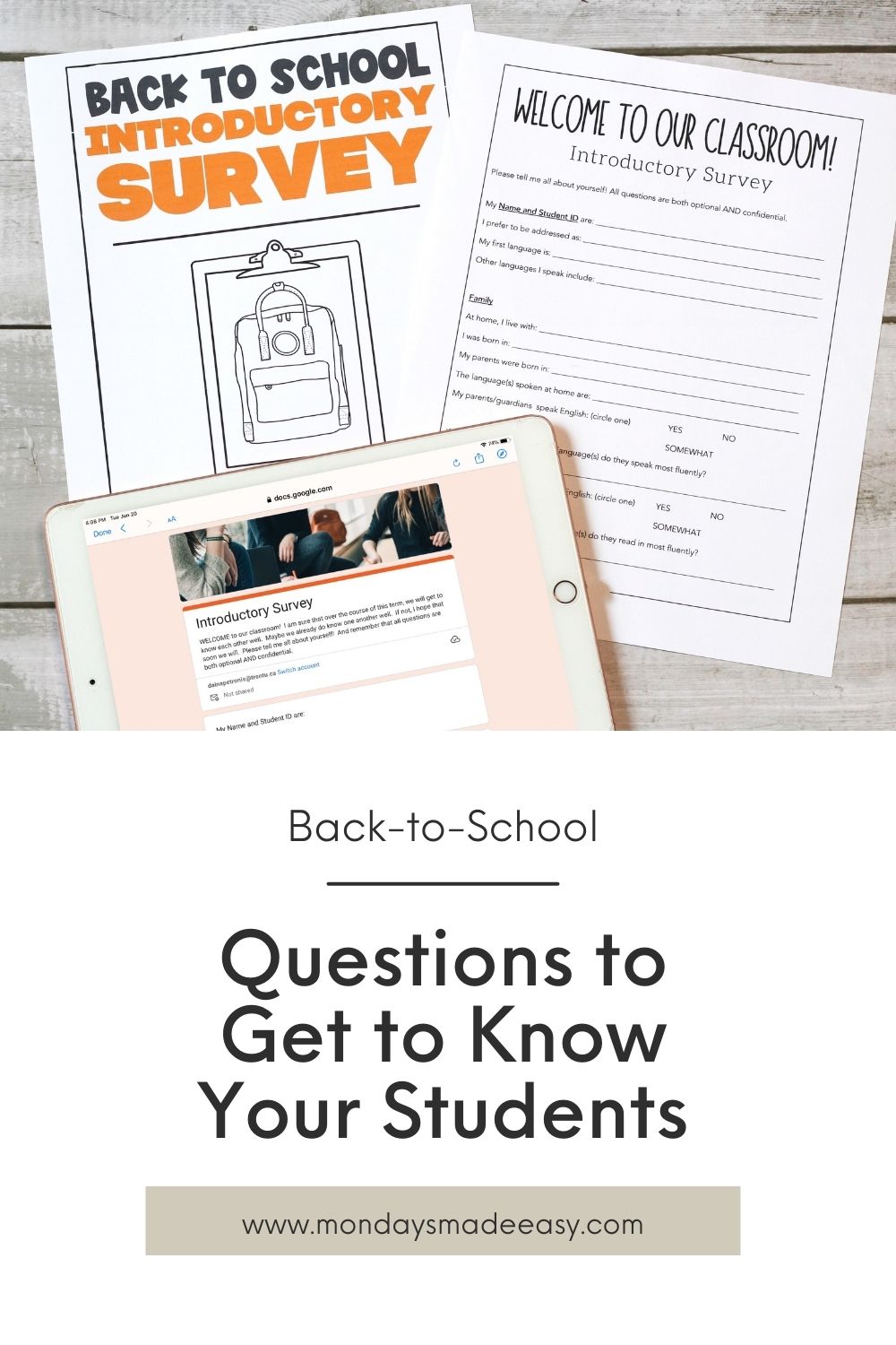 Get to Know Your Students: Questions to Ask on the First Day