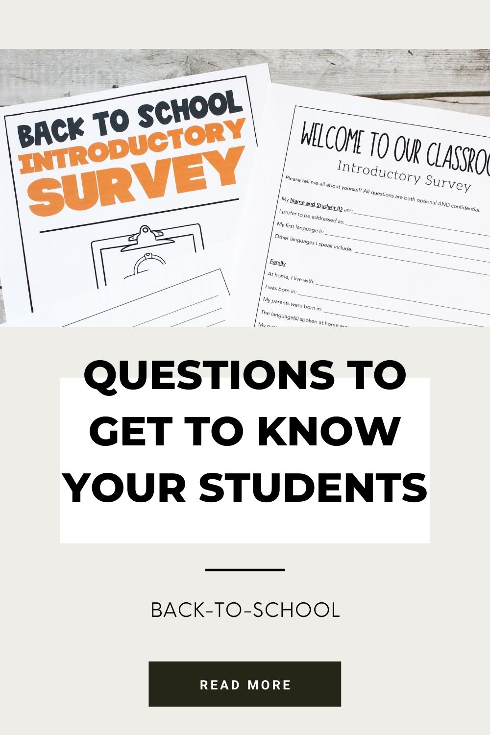 Get to Know Your Students: Questions to Ask on the First Day