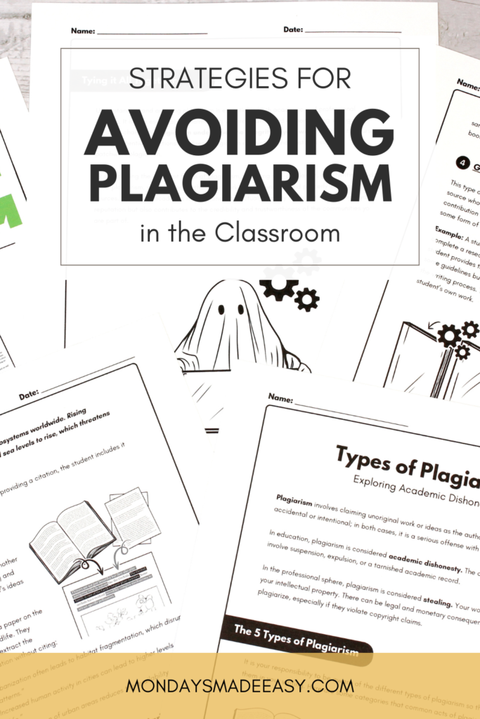 Teach Students How to Avoid Plagiarism