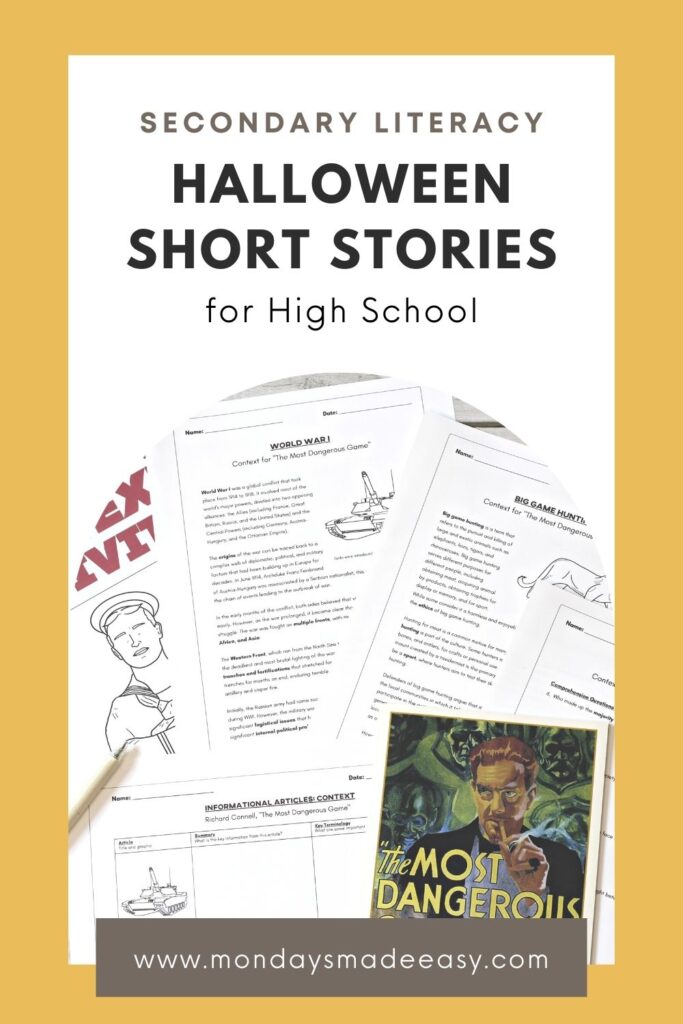 Halloween Short Stories for High School