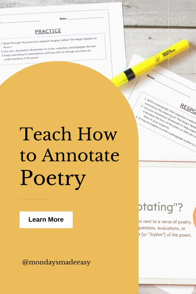 Annotate for Meaning (English I Reading)