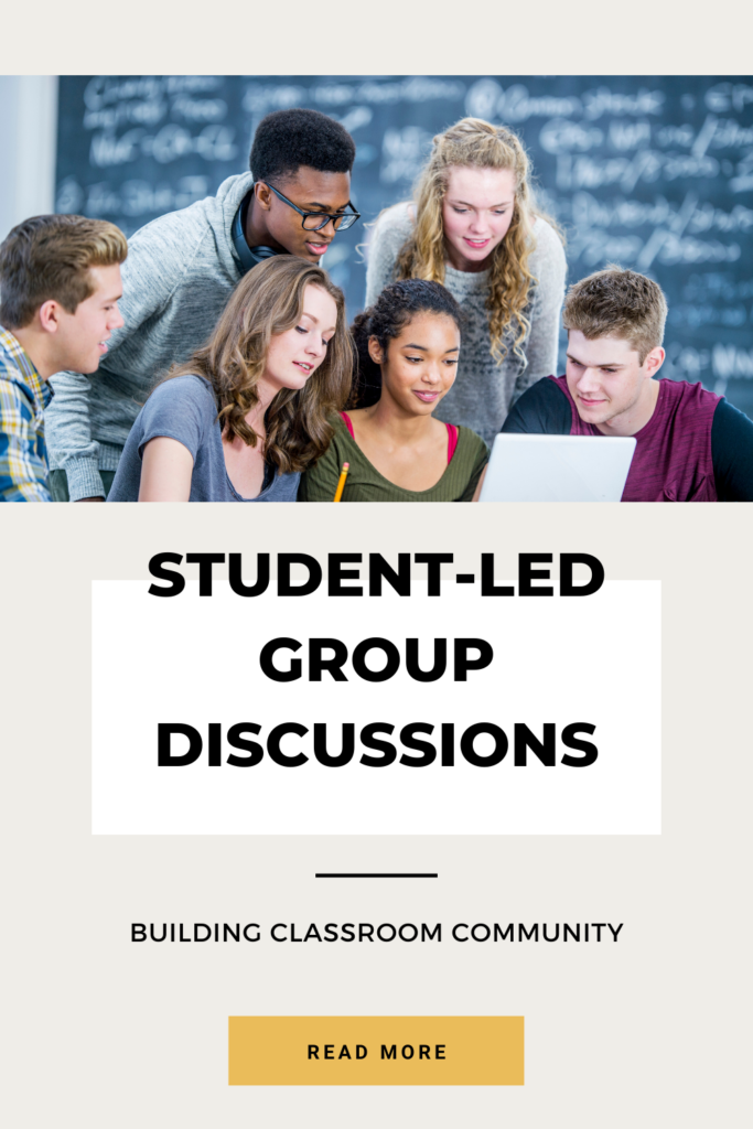 Student-led group discussions