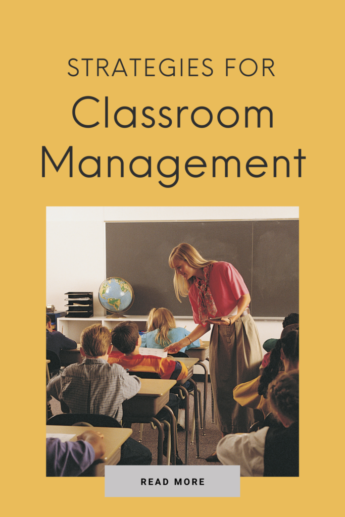 Strategies for classroom management