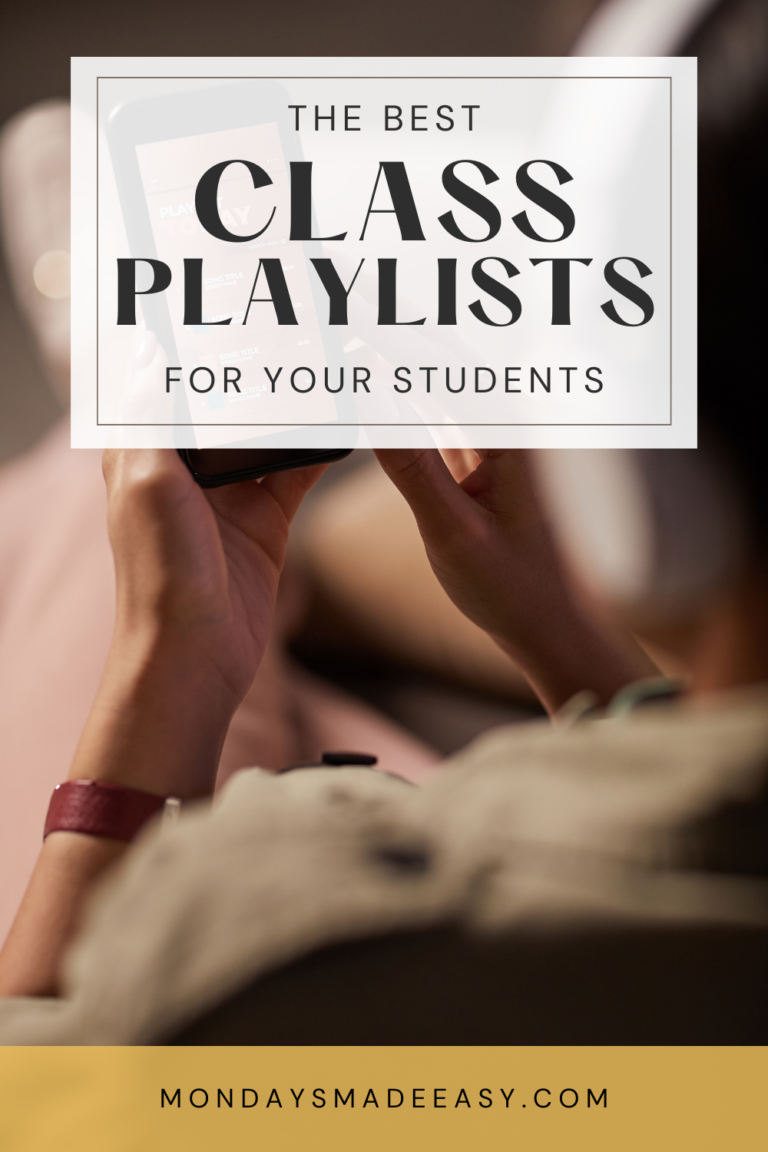Learning Course Playlist 4 Classroom Playlist Ideas for Students Mondays Made Easy