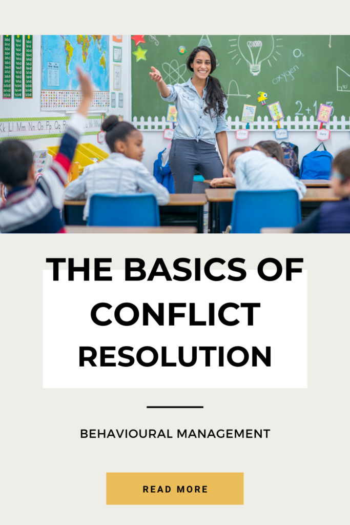The basics of conflict resolution