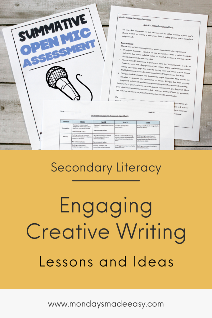 Engaging Creative Writing Lessons, Games, and Activities