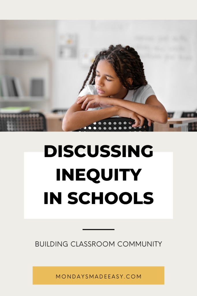 Discussing inequity in schools