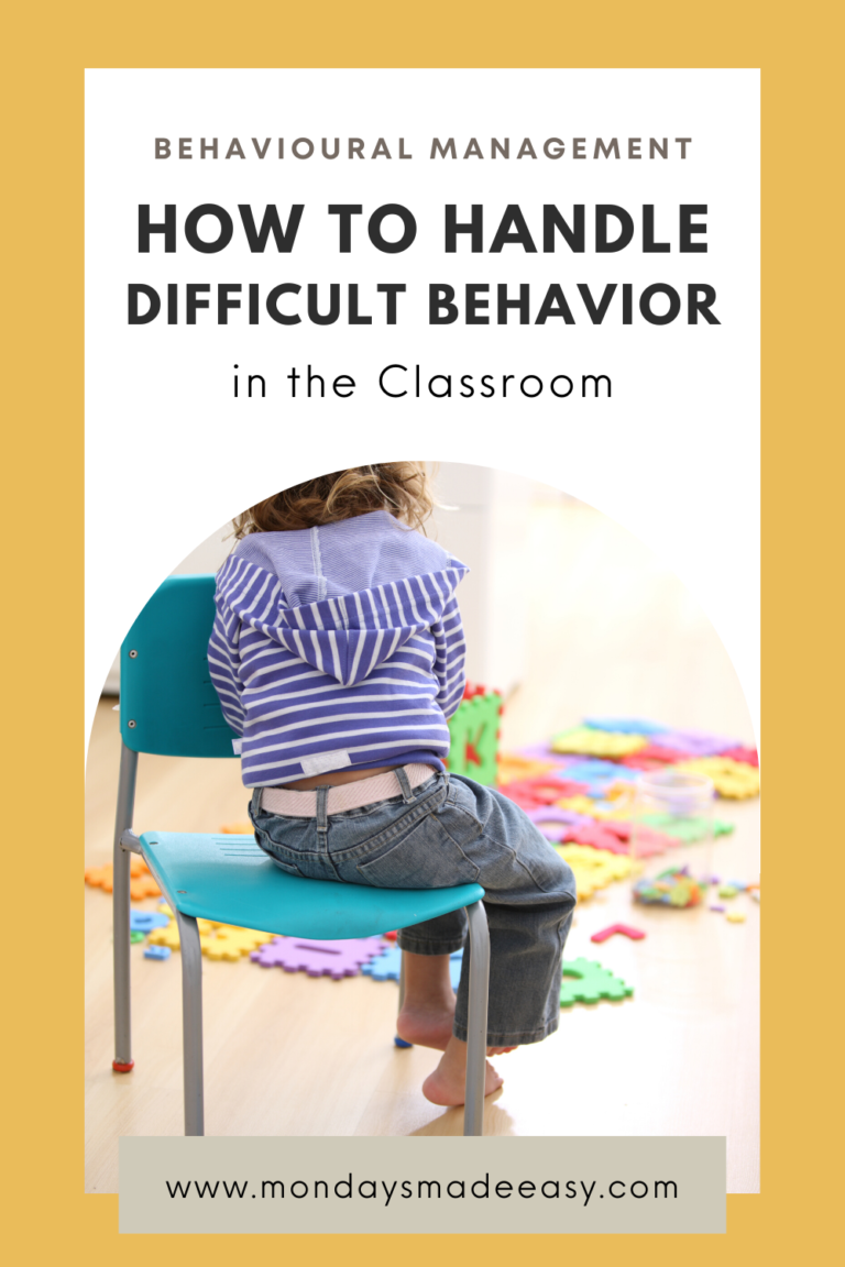 Targeted Intervention: How To Handle Difficult Classroom Behavior