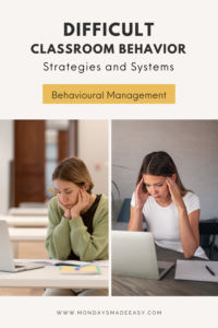 Targeted Intervention: How To Handle Difficult Classroom Behavior