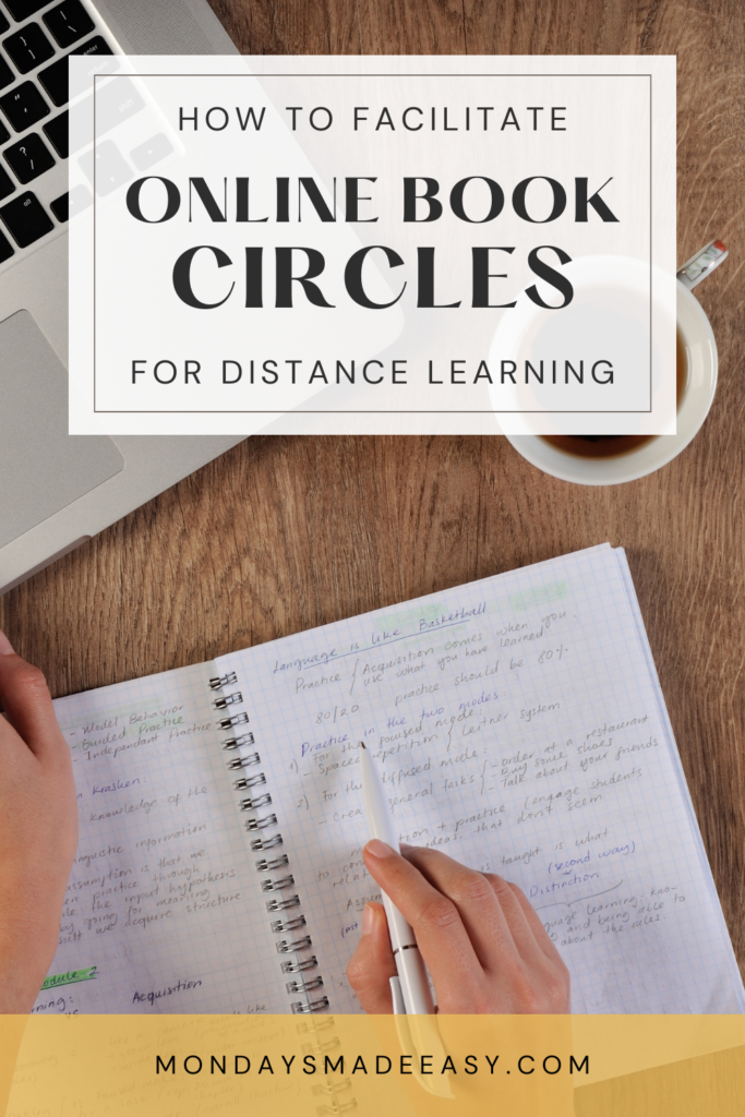 How to facilitate online book circles