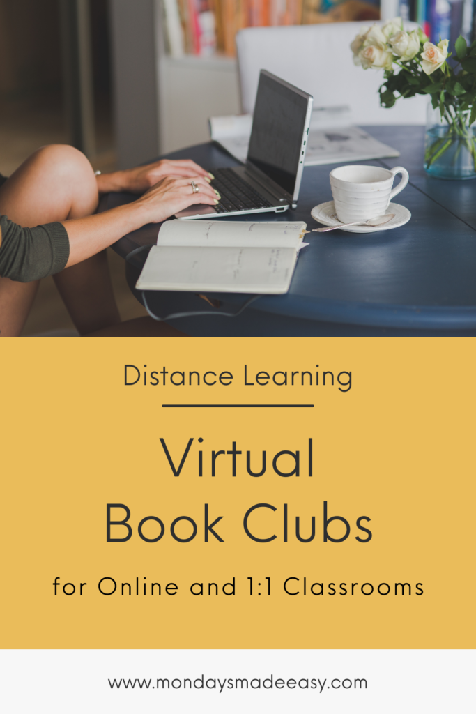 Virtual book clubs for online and 1:1 classrooms