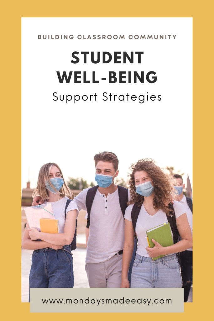 Student well-being support strategies