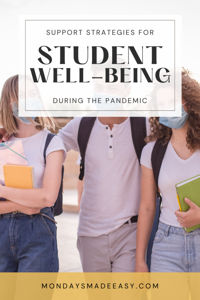 Support strategies for student well-being during the pandemic