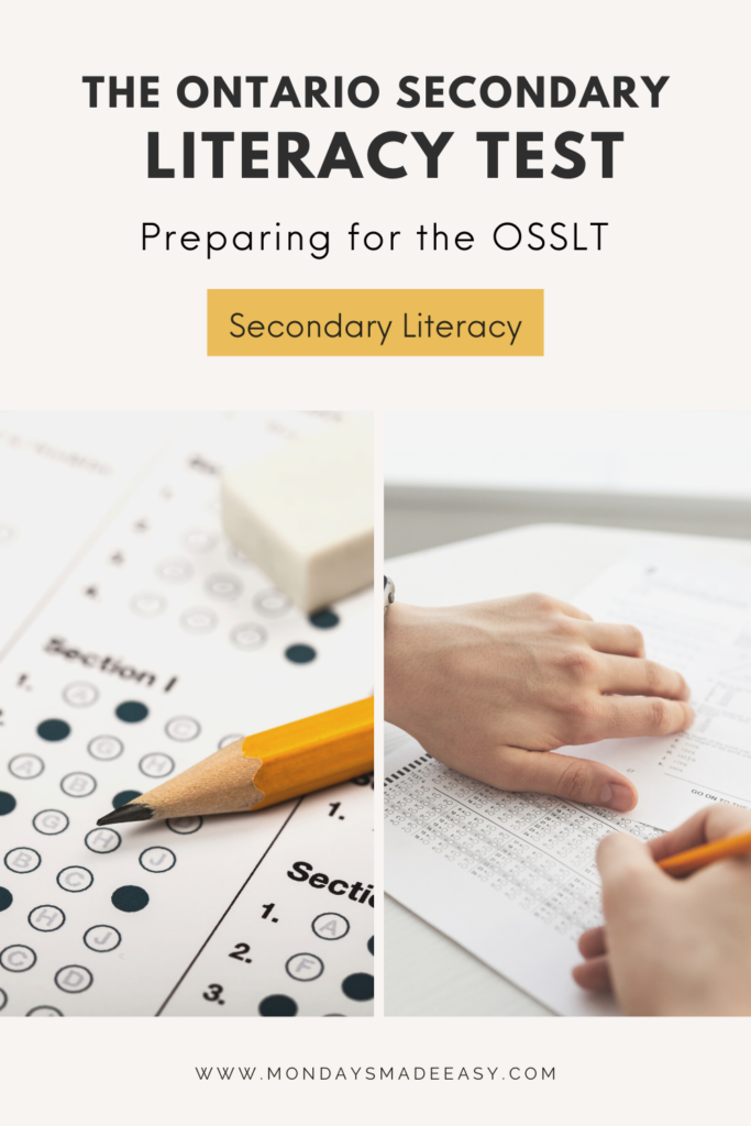 The Ontario Literacy Test: Preparing for the OSSLT