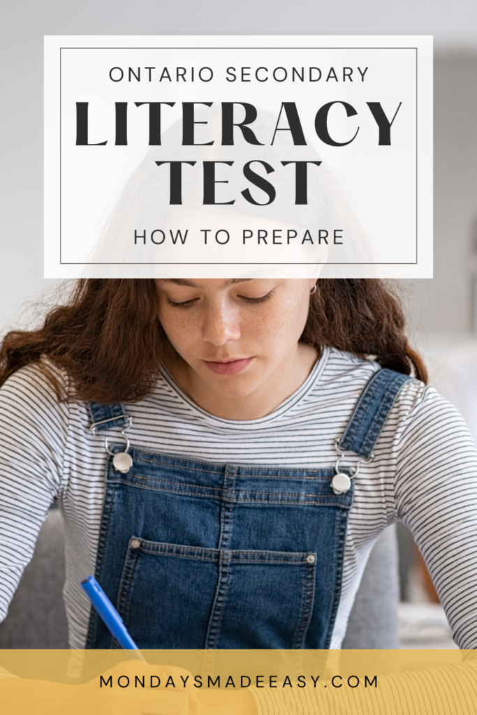 The Ontario Secondary School Literacy Test: How to Prepare