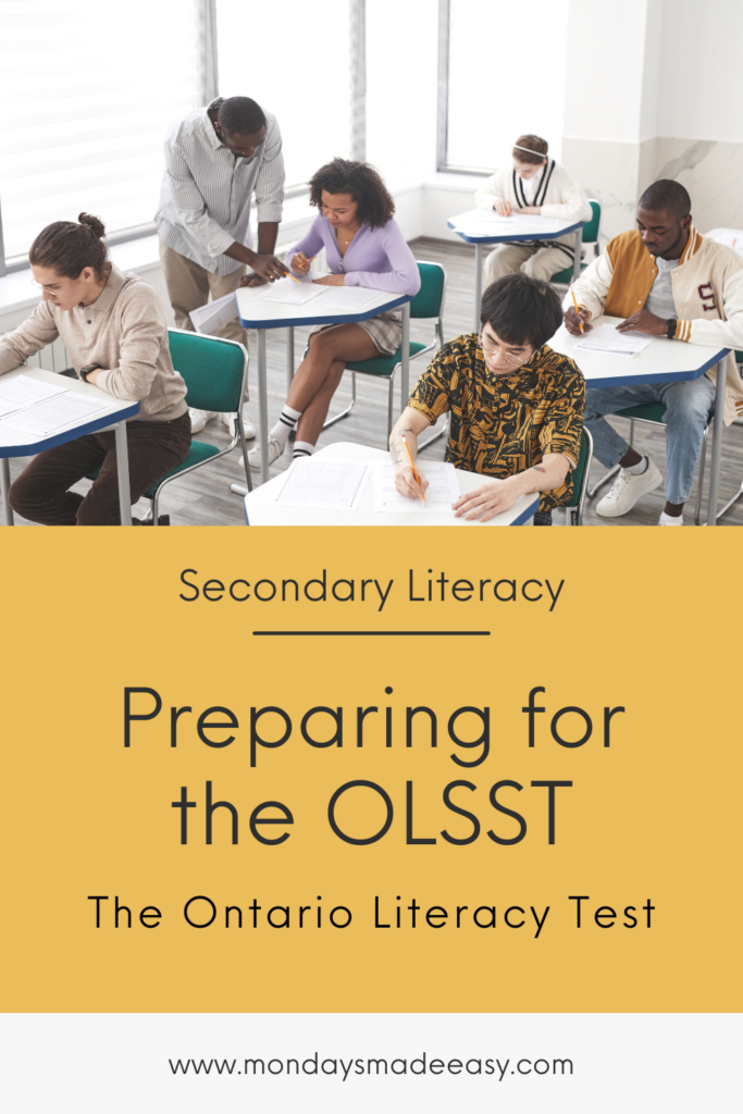 Preparing for the OSSLT: The Ontario Secondary School Literacy Test