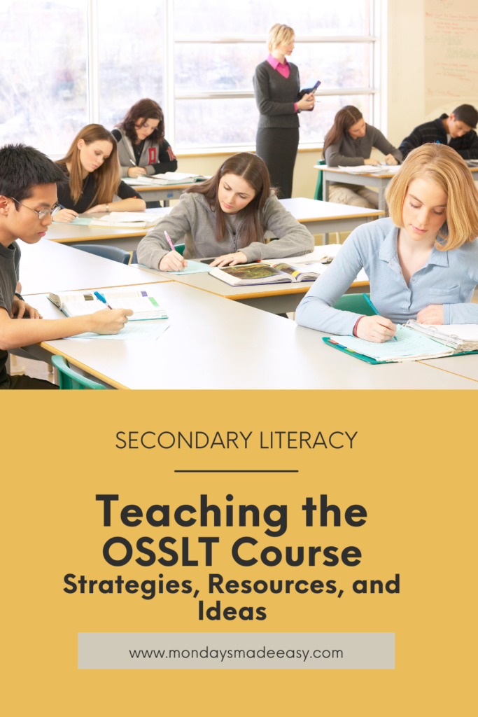 Teaching the Ontario Literacy Course (OLC):  Strategies, Resources, and Ideas for teaching OLC4O 
