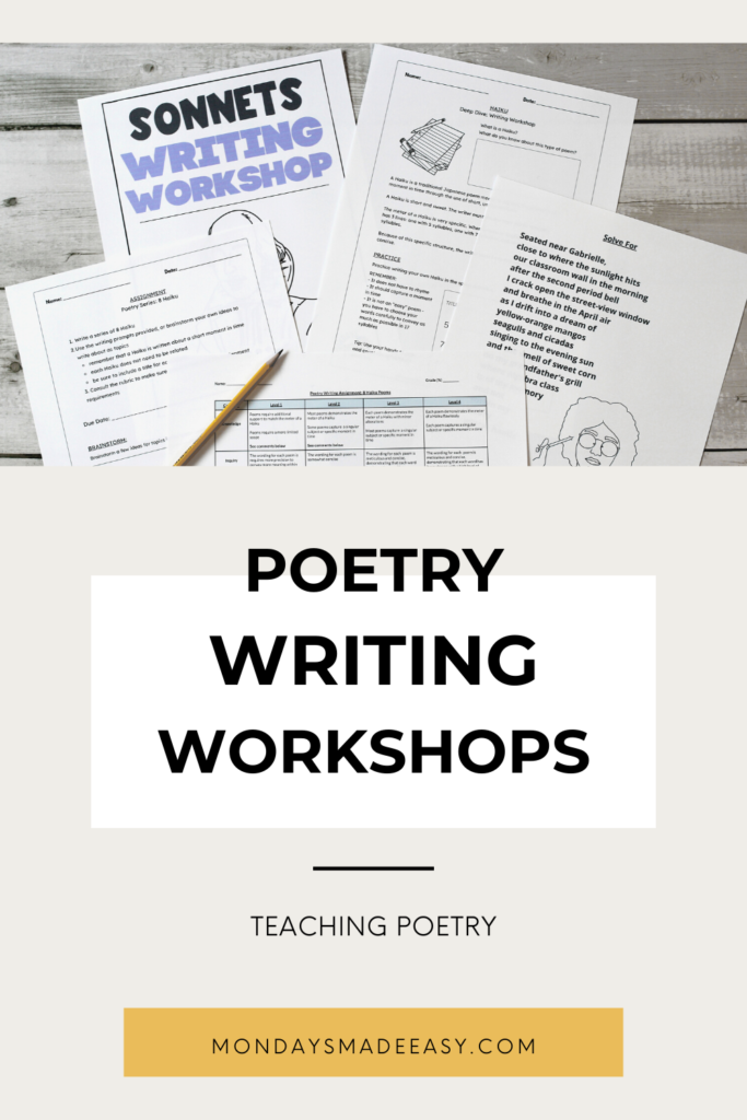 Poetry Writing Workshops