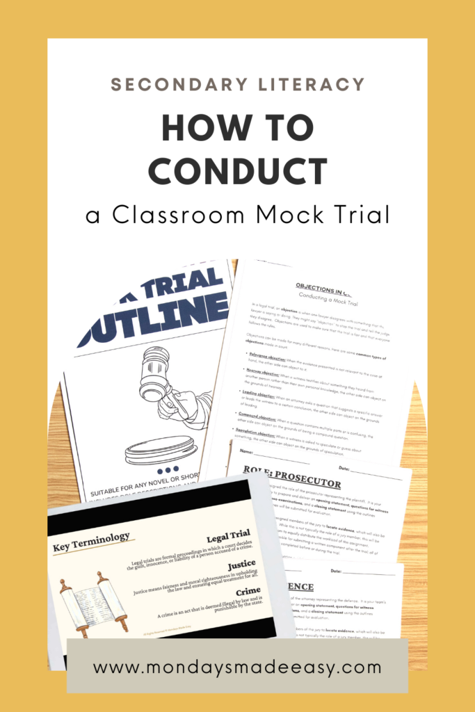 How to Conduct a Classroom Mock Trial