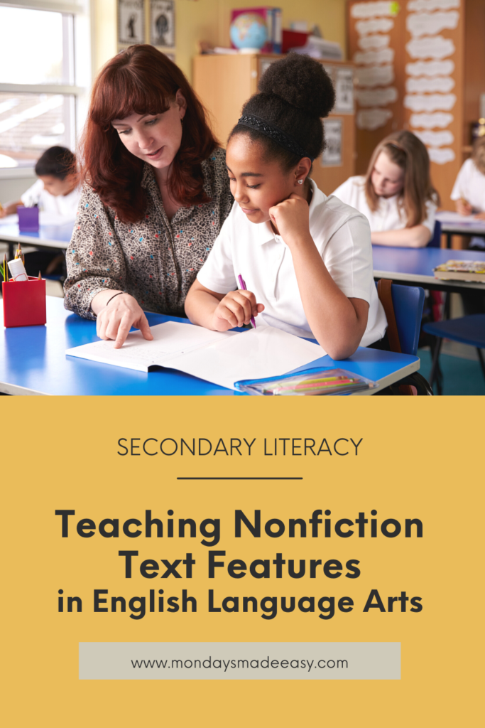 Teaching Nonfiction Text Features in ELA