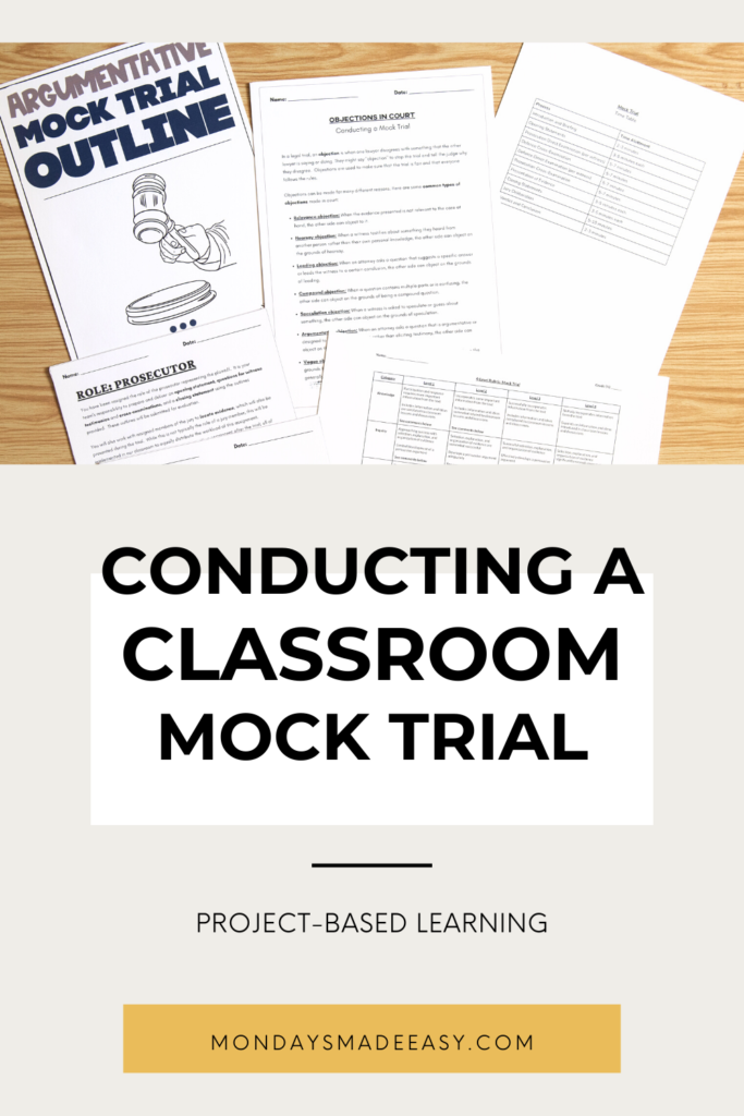 Conducting a Classroom Mock Trial