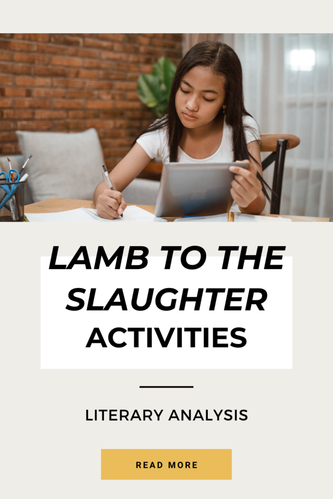 Lamb to the slaughter activities