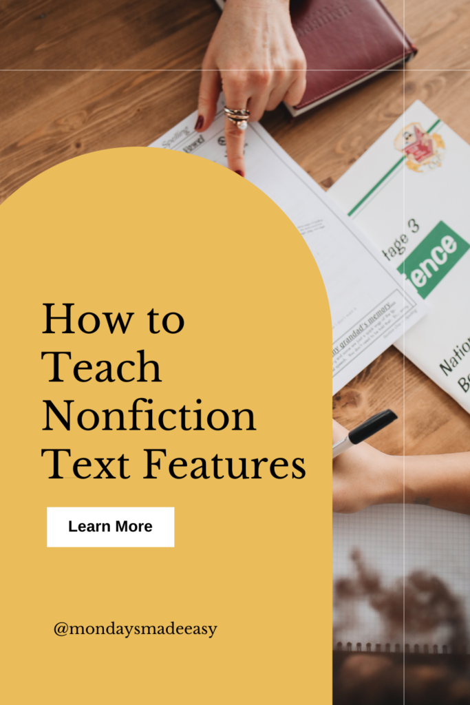 Teach Nonfiction Text Features