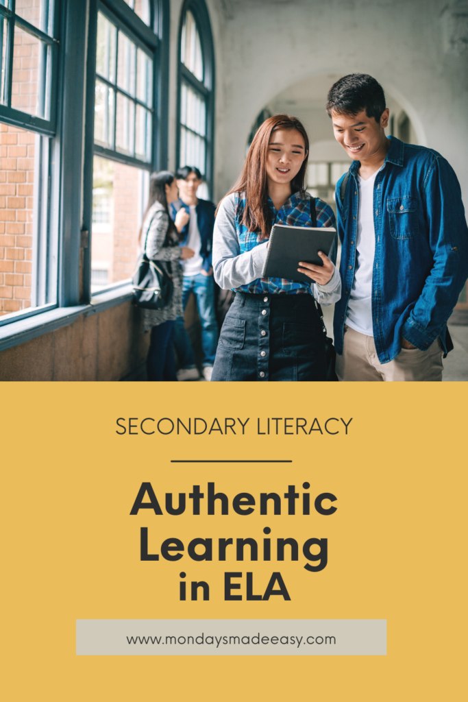 Authentic learning in ela