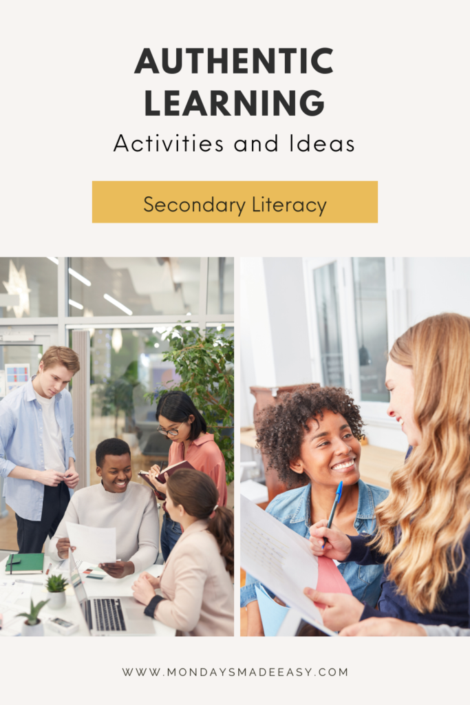 Authentic learning activities and ideas