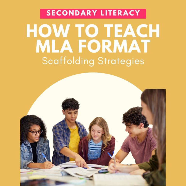 How to teach MLA format