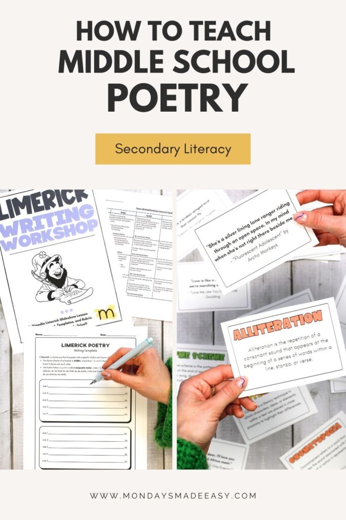 Teach Poetry to Middle School Students