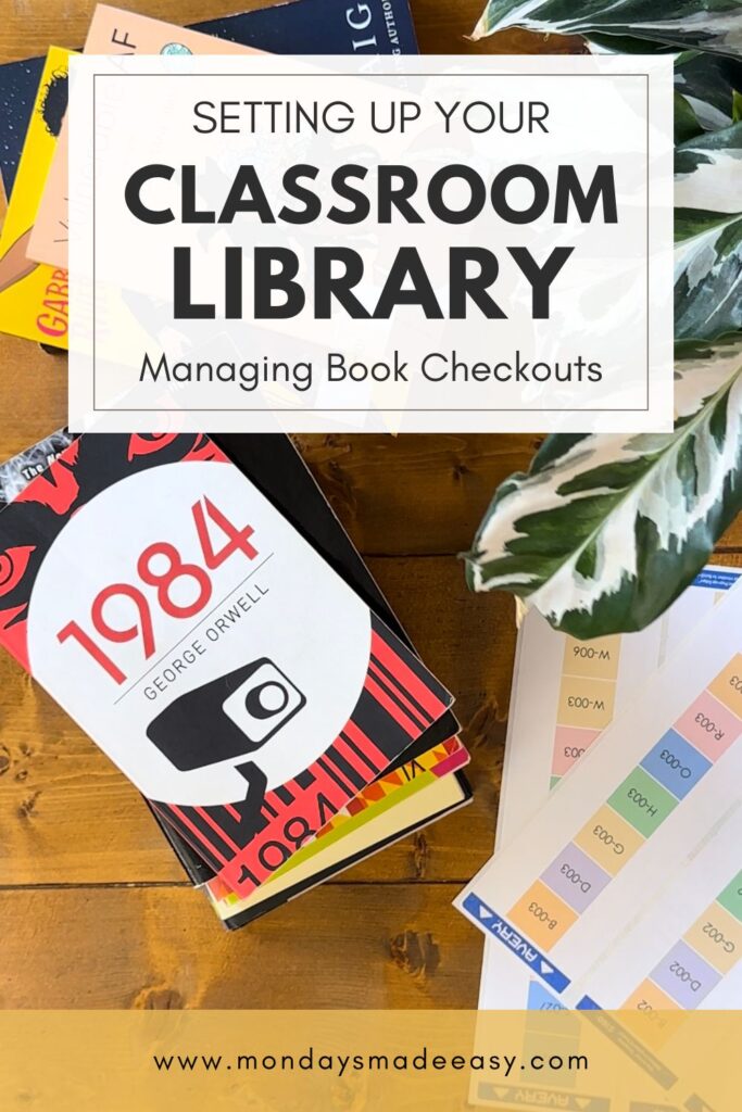 Setting up your classroom library: managing book checkouts