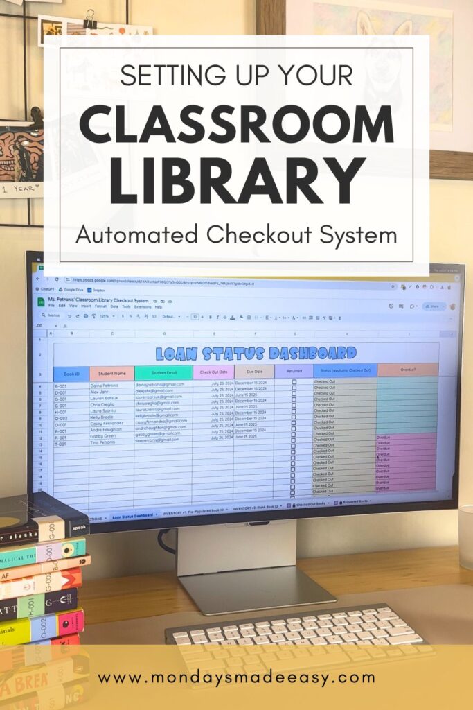 Setting up your automated classroom library